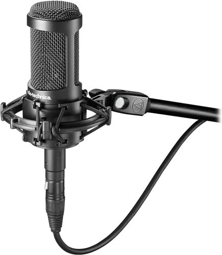 【中古】オーディオテクニカ AT2050 コンデンサーマイク XLR 単一指向性マイク/双指向/全指向/ローカットスイッチ/PADスイッチ/専用ショックマウント付き/レコーディング/宅録/動画配信/ポッドキャスト/実況/DTM/ブラック 【国内正規品】|とりま商店