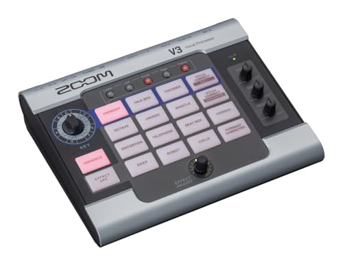 【中古】ZOOM 配信用ボイスチェンジャー ボーカルエフェクター V3 オーディオインターフェース フォルマントシフト 声変換VTuber 歌ってみた対応 軽量 SGV6連携可能【国内正規品3年】