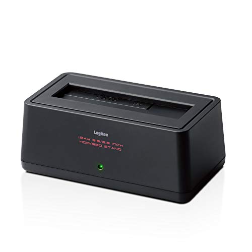 【中古】ロジテック HDDスタンド USB3.2Gen1 HDD SSD対応 2.5/3.5インチ 最大16TBまで対応 テレビ使用可能 LGB-1BSTU3