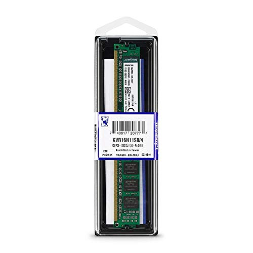 【中古】キングストン Kingston デスクトップPC用 メモリ DDR3 1600 (PC3-12800) 4GB CL11 Non-ECC DIMM (240pin) KVR16N11S8/4