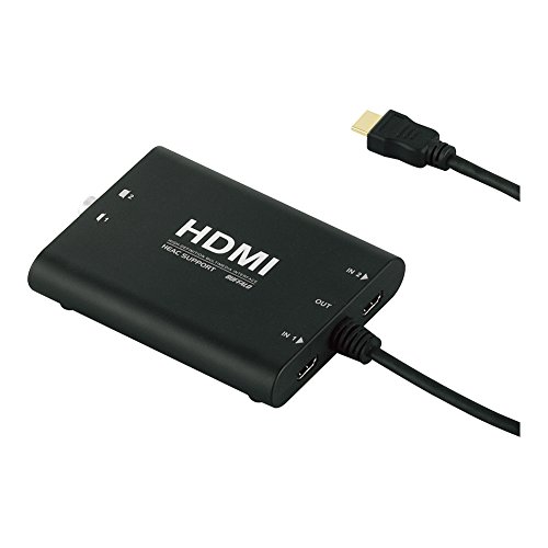 【中古】iBUFFALO HDMI切替器HEAC対応2ポートBSAK202