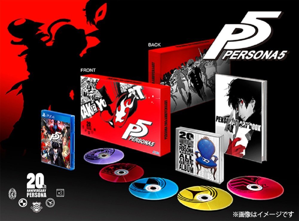 【中古】ペルソナ5 20thアニバーサリー・エディション 【豪華版同梱物】豪華トレジャーBOX/ペルソナ5 ART BOOK(仮称)/ペルソナ20thアニバーサリー・オールタイムベストアルバム/スペシャルコラボDLC5種セット - PS4