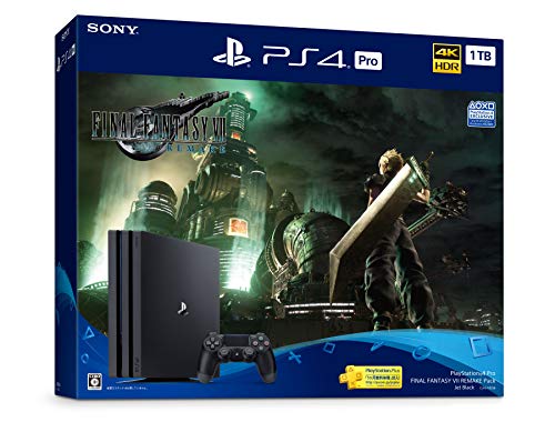 【中古】PlayStation 4 Pro FINAL FANTASY VII REMAKE Pack(HDD:1TB)｜とりま商店