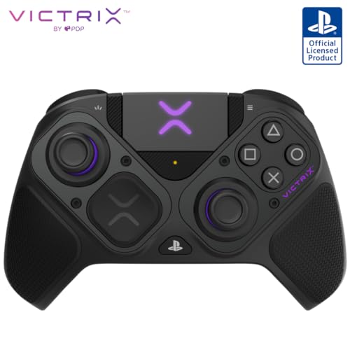 【中古】【SONY公式ライセンス商品】PDP by TURTLE BEACH Victrix Pro BFG Wireless Gaming Controller for PS5, ビクトリクス プロコントローラー PS5 ブラック【国内正規品】