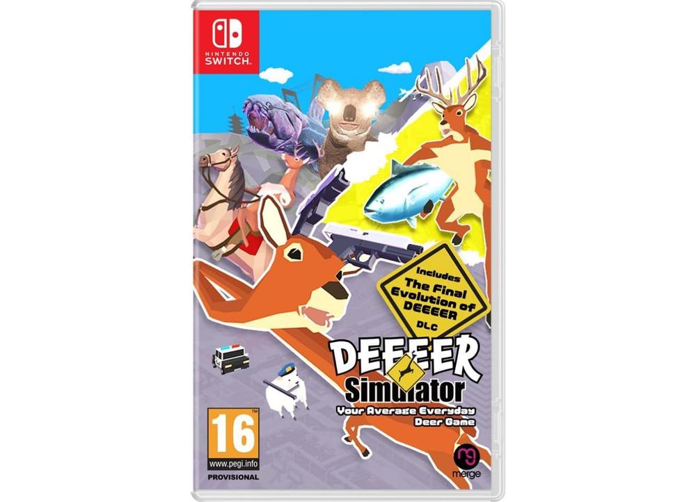 【中古】ごく普通の鹿のゲーム DEEEER Simulator 鹿フル装備エディション - Switch