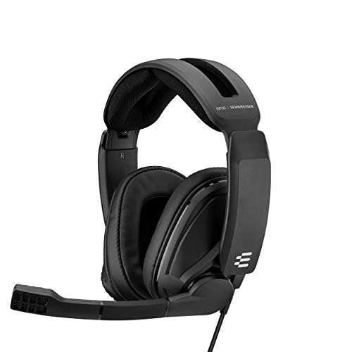 【中古】【.co.jp 限定】 EPOS ゲーミングヘッドセット 有線 密閉型 ノイズキャンセリング マイク付き GSP 302 ブラック 【国内正規品】