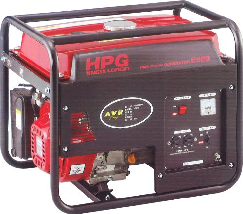 【中古】ワキタ MEIHO エンジン式発電機 50Hz HPG2500-5