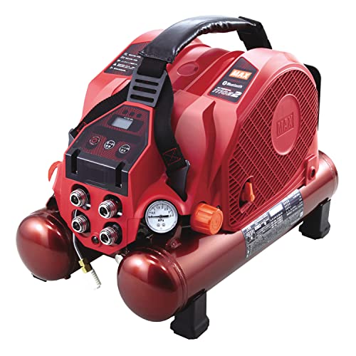 【中古】マックス MAX スーパーエアコンプレッサ 8L AK-HH1110E2｜とりま商店