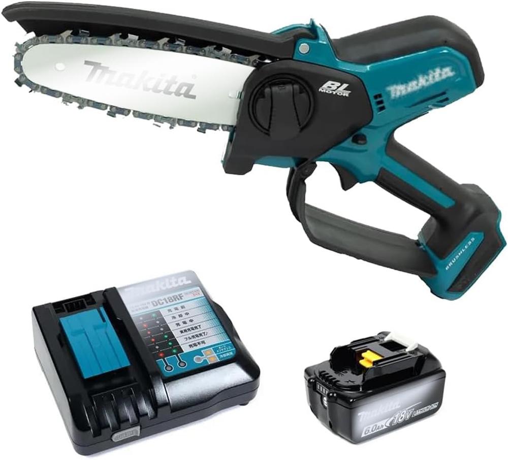 【中古】マキタ18V用申し受ける式ハンディソー ガイドバー150粍 MUC150DRG（バッテリ・申し受ける器付書き割り） SHIBASHO 国内定め事品 （柴商付属物御徒面子客あしらい）