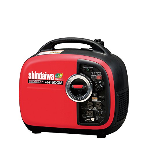 【中古】やまびこ 新ダイワ インバータ発生機(ガソリンエンジン)IEG1600M-Y/M