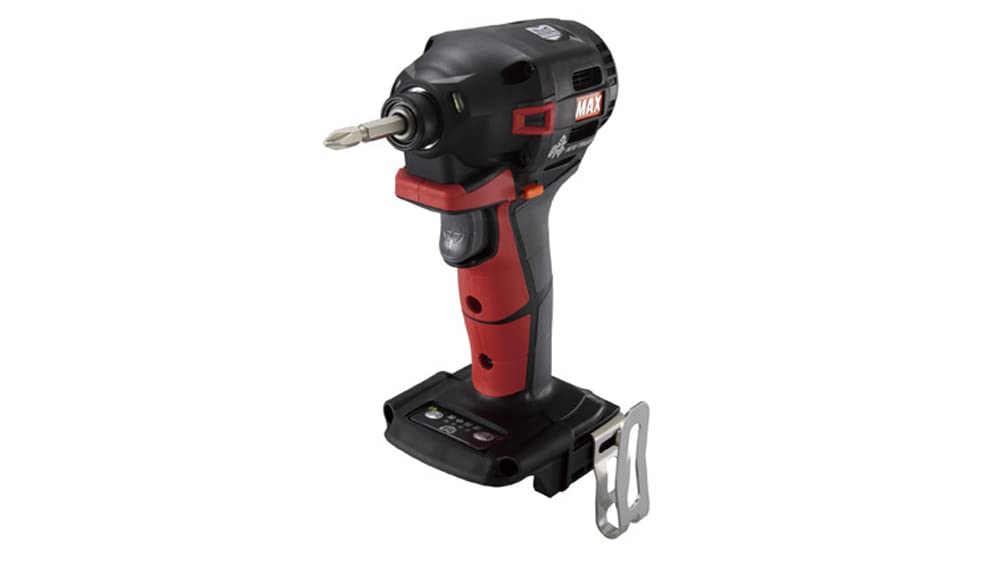 【中古】マックス(MAX) 充電式ブラシレスインパクトドライバ (本体のみ) PJ-ID153R PJ91243 レッド