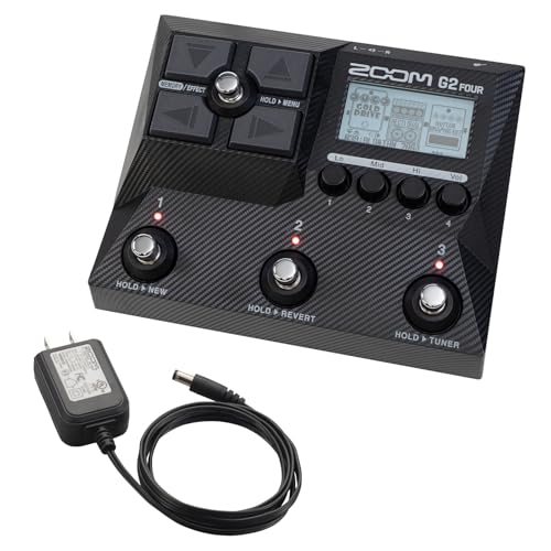 【中古】ZOOM ズーム G2X FOUR ギターマルチエフェクター ペダル付き IR搭載 79種エフェクト USB対応 軽量コンパクト MFX Gシリーズ 【国内正規品/3年保証】アダプター同梱