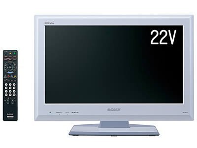 【中古】SONY BRAVIA 地上BS110度CSデジタルハイビジョン液晶TV J5シリーズ22V型セラミックホワイト KDL-22J5/W|とりま商店