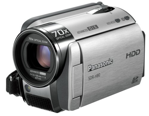 【中古】パナソニック SD/HDDテレビカメラ 赤いこと SDR-H80-R
