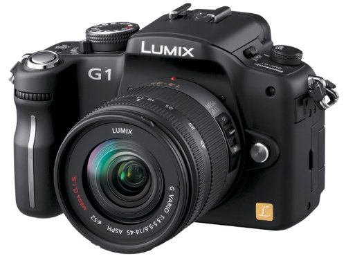 【中古】パナソニック デジタル一眼写真機 LUMIX (ルミックス) G1 水晶体一揃いの道具 コンフォートレッド DMC-G1K-R