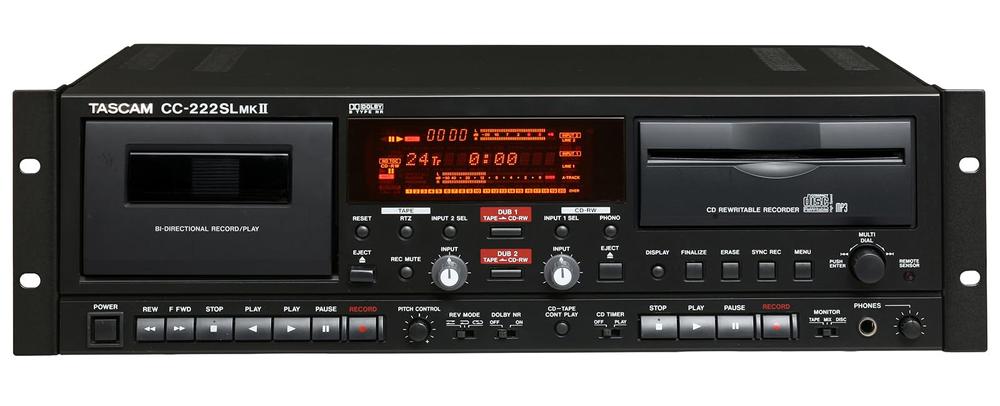 【中古】TASCAM CDレコーダー/カセットコンビネーションデッキ CC-222SLMK2 39,637円
