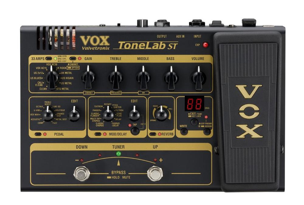 【中古】VOX ヴォックス 真空管搭載 マルチ・エフェクター Tone Lab ST