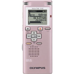 【中古】OLYMPUS 集積回路リコーダー Voice-Trek PNK サクラ色 V-62