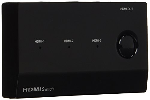 【中古】iBUFFALO 【Wii U動くこと突きとめる済】HDMIうつり変わり器 3界面 パウダーコンパクト手合い BSAK301