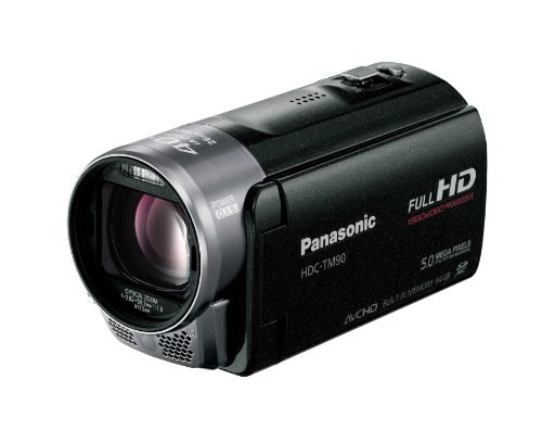 【中古】パナソニック デジタルハイビジョンビデオカメラ TM90 内蔵記憶装置64GB ソリッドシルバー HDC-TM90-S
