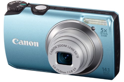 【中古】Canon デジタルカメラ PowerShot A3200 IS ブルー PSA3200IS(BL)