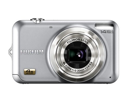 【中古】FUJIFILM デジタル写真機 FinePix(ファインピックス) JX180 1410万絵素 望遠レンズ光学4倍 しろがね色 FX-JX180S