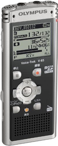 【中古】OLYMPUS 集積回路リコーダー Voice-Trek 8GB 直線的PCM相応う BLK 黒いこと V-85