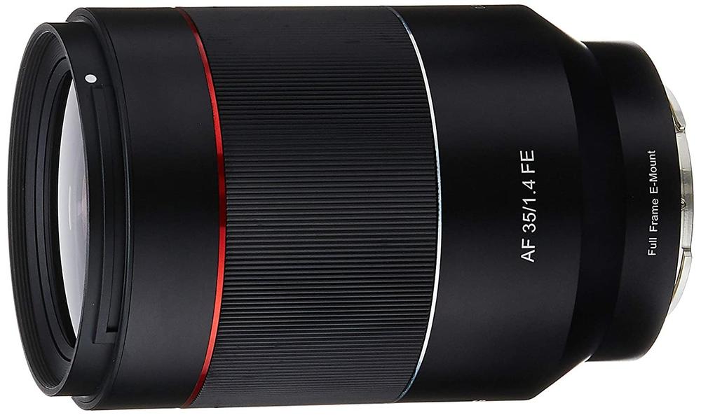 【中古】SAMYANG 単興味の中心広角水晶体 AF 35粍 F1.4 FE ソニーαE用 フルサイズ相応う