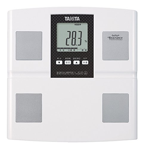 【中古】タニタ 体組み上げる計 下着類走査 BC-756-WH(白いこと) 乗るピタ役立つことで飾り気の無い位置づける