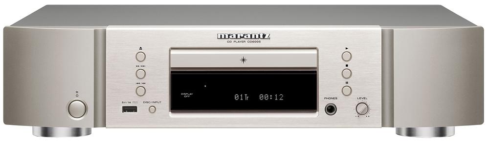 【中古】Marantz CDプレーヤー シルバーゴールド CD-6005/FN