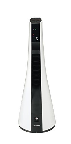 【中古】SHARP プラズマクラスター積み上げる ヒートイオンファン 白いこと系 PF-FTH1-W