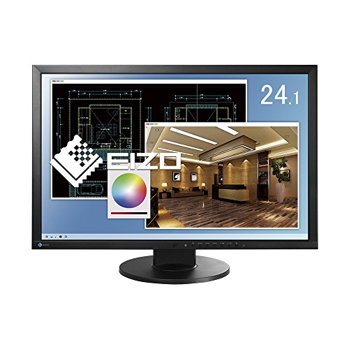 【中古】EIZO FlexScan 24.1インチ ブルーライトカット&フリッカーフリー対応液晶モニター(WUXGA/1920×1200/IPSパネル/ノングレア/スリムベゼル/縦回転(ローテーション)/ブラック)EV2436W-ZBK