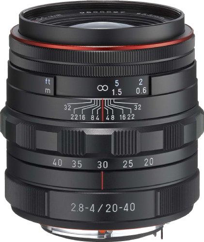 【中古】リコー HD PENTAX-DA 20-40mmF2.8-4ED Limited DC WR ブラック 標準ズームレンズ, 優れた携帯性と上質で個性的なデザインにこだわったDAリミテッドレンズ, APS-C専用設計, アウトドアでも安心の防滴構造, ペンタックス一眼