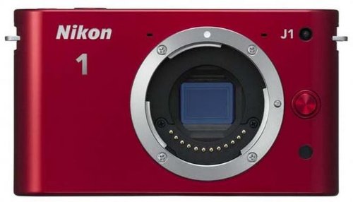【中古】Nikon 1 j1 10.1 MP HDデジタルカメラボディのみ(レッド)