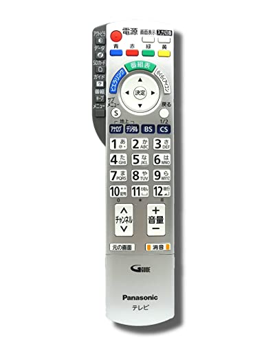 【中古】パナソニック テレビ受像機遠隔操作 N2QAYB000324