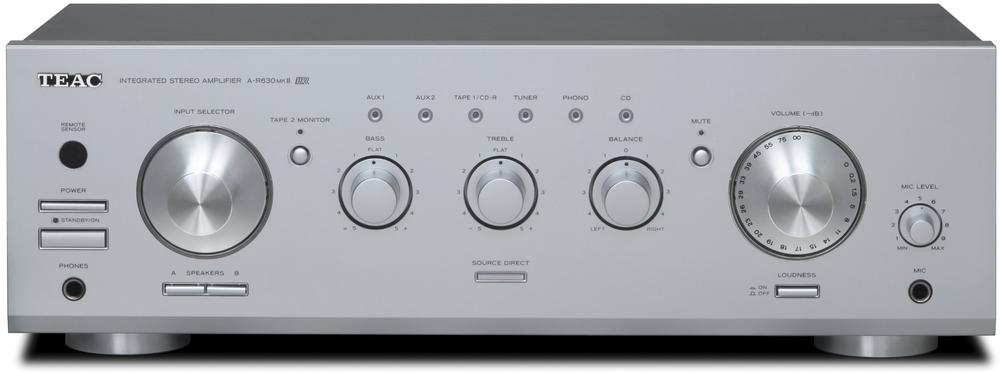 【中古】TEAC ステレオプリメインアンプ しろがね色 A-R630MKII-S