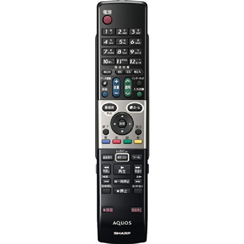 【中古】シャープ 液晶テレビ(AQUOS)純正リモコンGA820WJSA(0106380321)