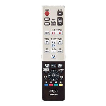 【中古】小ざかしい ブルーレイディスクレコーダー用遠隔操作 RRMCGB030WJPA(0046380251)