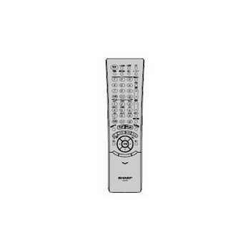 【中古】シャープ 液晶テレビ用リモコン RRMCGA110WJSA(0106380114)