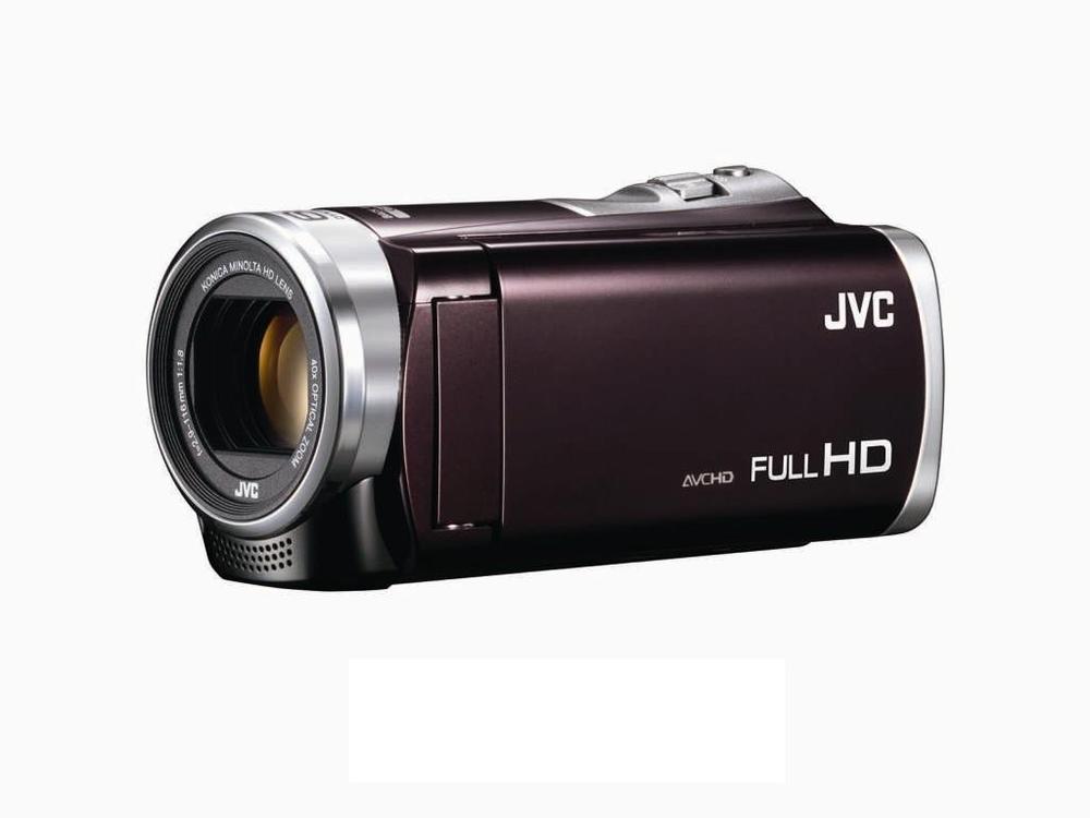 【中古】JVCKENWOOD JVC ビデオカメラ EVERIO 内蔵メモリー16GB ブラウン GZ-E355-T