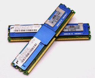 【中古】Micron(HP) PC2-5300F 2GB FB DIMM 2枚セット 合計4GB 【バルク品】