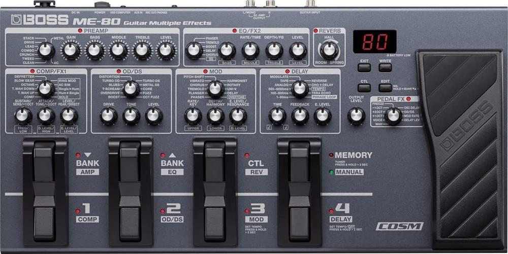 【中古】BOSS Guitar Multiple Effects ME-80 28,373円
