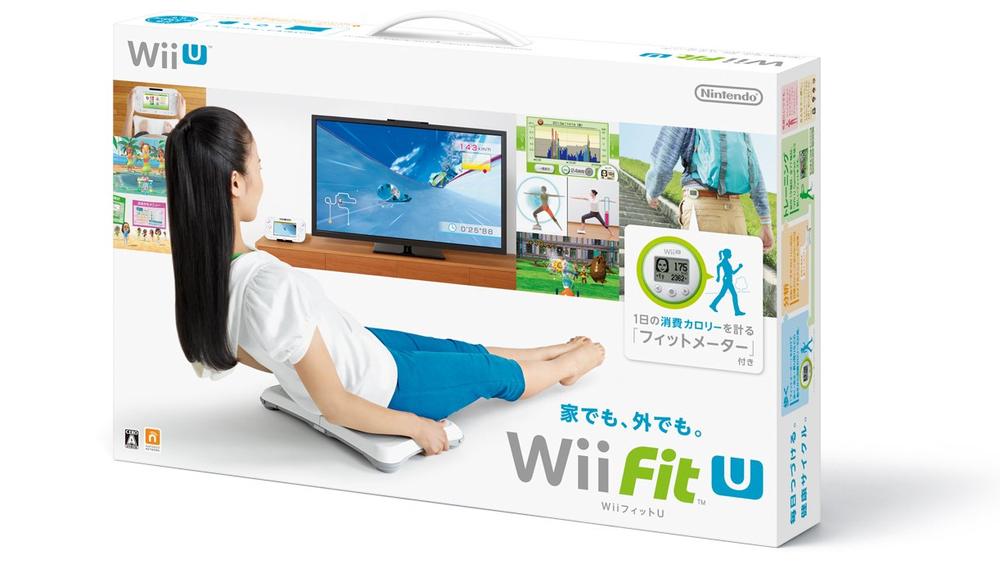 【中古】Wii Fit U バランスWiiボード (クロ) + フィットメーター (ミドリ) セット