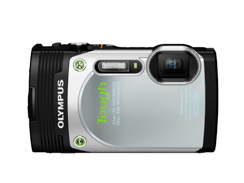 【中古】OLYMPUS デジタル写真機 STYLUS TG-850 Tough 白いこと ウルトラ広々とした21粍 モビール式液晶管する TG-850 Tough WHT