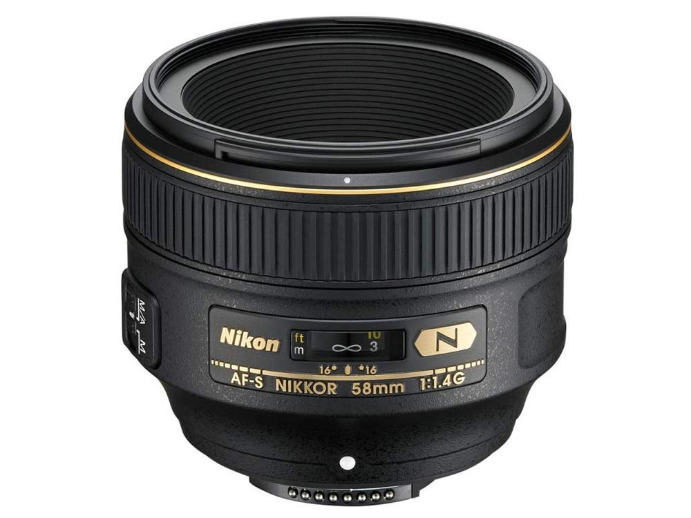 【中古】Nikon 単興味の中心水晶体 AF-S NIKKOR 58粍 f/1.4G Fマウント フルサイズ相応う