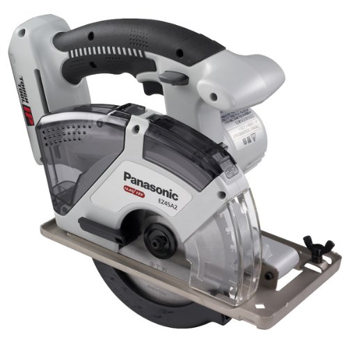 【中古】パナソニック(Panasonic) 申し受ける力強さ截断機 EZ45A2 デュアル(14.4V/18V相応う)金細工職人・大工仕事切りおとす能力のある 本体・金細工職人刃付(独居室容器に並べる・申し受ける器・入れもの別売) 薄墨色 丸ノコ マルノコ まるのこ EZ45A2XM-H