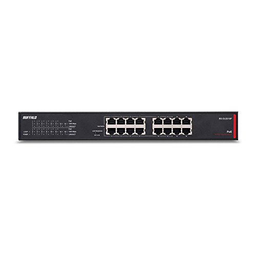 【中古】BUFFALO 座標軸2 Giga PoE アンマネージスイッチ 16界面 BS-GU2016P