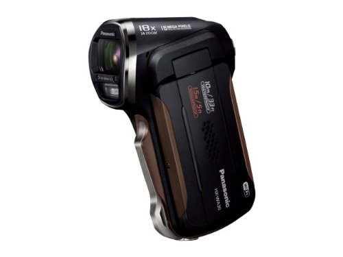 【中古】パナソニック デジタルムービーカメラ 雨合羽\u0026手ごわい心積もり 黒いこと HX-WA30-K
