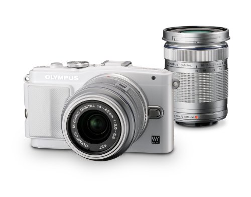 【中古】OLYMPUS ミラーレス一眼 PEN Lite E-PL6 ダブルズームキット ホワイト E-PL6 DZKIT WHT 31,148円