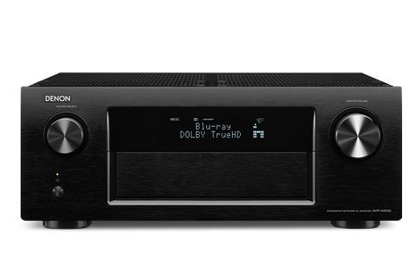 【中古】Denon AVサラウンド受信システム 7.2ch AirPlay/網状組織 4K相応う 黒いこと AVR-X4000-K